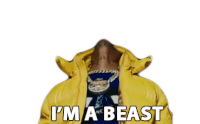 Im A Beast Badass Sticker - Im A Beast Badass Monster Stickers