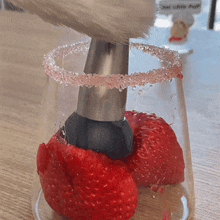 Squeezing Strawberries Meow Chef GIF - Squeezing Strawberries Meow Chef That Little Puff GIFs