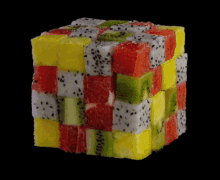 Fruit Cubes GIF