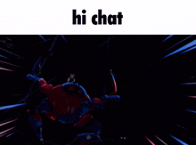Hi Chat Peni Parker GIF - Hi Chat Peni Parker Spider Man GIFs