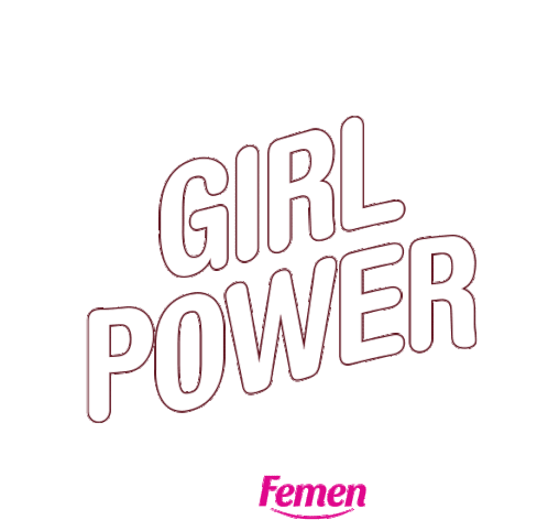 Femen Grl Power Sticker