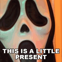 This Is A Little Present For You Roger L Jackson GIF - This Is A Little Present For You Roger L Jackson Ghostface GIFs