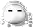 a black and white drawing of a person 's face with a smiley face .