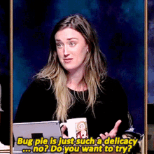 critical role ashley johnson yasha nydoorin bug pie is such a delicacy do you want to try