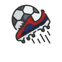 an illustration of a soccer ball with the word asistencia under it