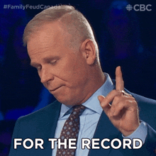 For The Record Gerry Dee GIF - For The Record Gerry Dee Family Feud Canada GIFs