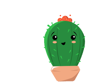Cactus Spikes Sticker - Cactus Spikes Smiling - Discover & Share GIFs