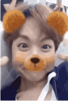 Jhope Snap Chat GIF - Jhope Snap Chat Bear GIFs