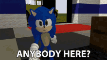 Anybody Here Sonic GIF - Anybody Here Sonic Futuristichub GIFs