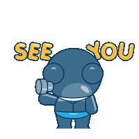 Robot Cute Sticker - Robot Cute See You Stickers