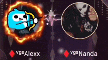 vgs alexx and vgsnanda are playing a video game together