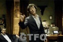 Leave Me Alone Sherlock GIF - Leave Me Alone Sherlock Gtfo GIFs