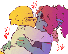 Hugging Kissing GIF