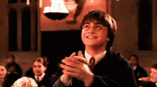 Clapping Harry Potter GIF - Clapping Harry Potter Applause GIFs