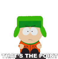 Thats The Point Kyle Sticker - Thats The Point Kyle South Park Stickers