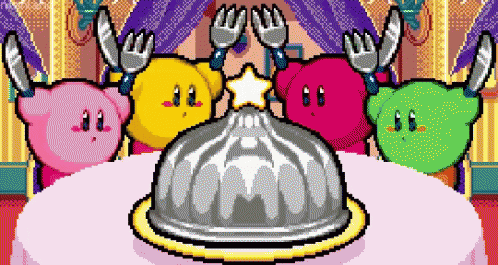 Kirby Eat GIF - Kirby Eat Excited - Discover & Share GIFs