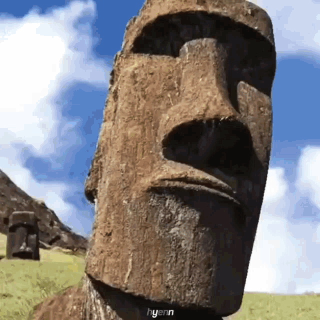 Moyai Dance Sticker - Moyai Dance Easter Island Statue - Discover