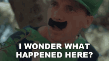I Wonder What Happened Here Luigi GIF - I Wonder What Happened Here Luigi Jordyn GIFs
