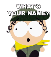 Whats Your Name Ike Broflovski Sticker - Whats Your Name Ike Broflovski South Park Stickers