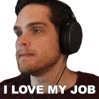 I Love My Job Sam Johnson Sticker - I Love My Job Sam Johnson I Like My Job Stickers