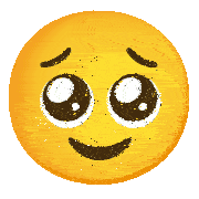 a crying smiley face with tears coming out of its eyes