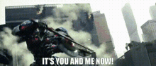 Transformers Optimus Prime GIF - Transformers Optimus Prime Its You And Me Now GIFs
