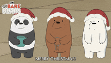 Merry Christmas Grizzly Bear GIF