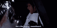 He'S The Brains, Sweetheart! - Star Wars GIF - Sweetheart Star Wars Han Solo GIFs