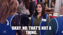 Superstore Amy Sosa GIF - Superstore Amy Sosa Thats Not A Thing GIFs