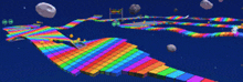 Snes Rainbow Road T Mario Kart GIF - Snes Rainbow Road T Snes Rainbow Road Rainbow Road GIFs