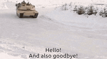 Hello Goodbye GIF - Hello Goodbye Tank GIFs