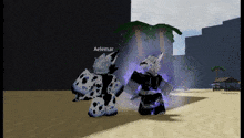 a cartoon character named aelemar is standing next to another character
