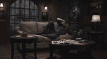 Jon Tron Couch GIF - Jon Tron Couch Flirty GIFs