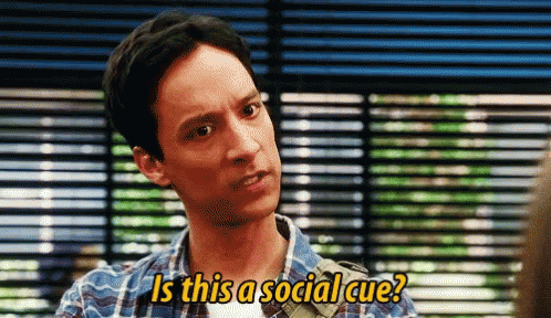 Community Abed GIF - Community Abed Social Cues GIFs