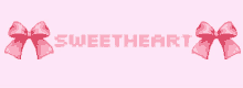 Ribbon Sweatheart GIF - Ribbon Sweatheart Pink GIFs