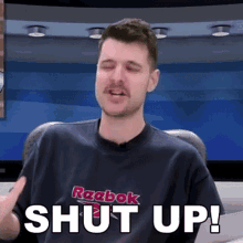 Shut Up Benedict Townsend GIF - Shut Up Benedict Townsend Youtuber News GIFs