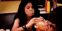Selena Gomez Hungry GIF - Selena Gomez Hungry Eating GIFs