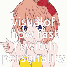 Anime Multiple Personality GIF - Anime Multiple Personality Switch GIFs