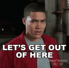 Lets Get Out Of Here Zayto GIF - Lets Get Out Of Here Zayto Power Rangers Dino Fury GIFs