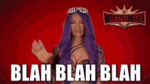 Sasha Banks Royal Rumble GIF - Sasha Banks Royal Rumble Blah GIFs