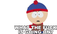 What The Fuck Is Going On Stan Marsh Sticker - What The Fuck Is Going On Stan Marsh South Park Stickers
