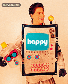 Happy.Gif GIF - Happy Shah Rukh Khan Label GIFs
