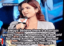 Talways Believe There'Sa Certainquality, There'S Something To Be Saidfor Being Kind To People And Nothurting People'S Feelings..Gif GIF