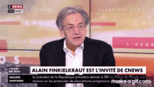 Alain Finkielkraut Cnews GIF - Alain Finkielkraut Cnews GIFs