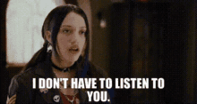 Big Mommas House Molly Fuller GIF - Big Mommas House Molly Fuller I Dont Have To Listen To You GIFs