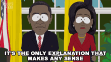 Its The Only Explanation That Makes Any Sense Barack Obama GIF - Its The Only Explanation That Makes Any Sense Barack Obama Michelle Obama GIFs