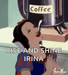 Coffee Snow White GIF