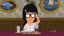 Let'S Raise Our Glasses GIF - Bobs Burgers Tina Belcher Lets Raise Our Glasses GIFs