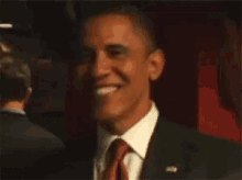 Happy Smiling GIF - Happy Smiling Barrack Obama GIFs