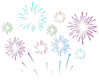 a bunch of colorful fireworks exploding in the sky